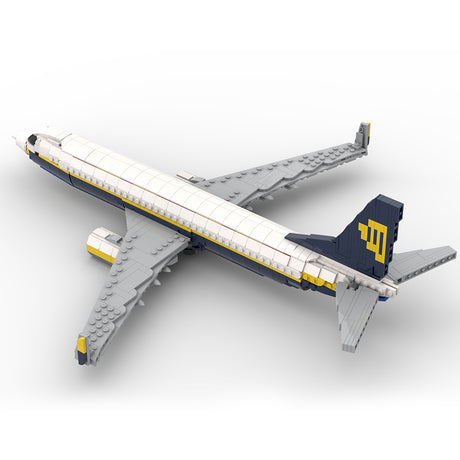 MOC-127217 1/80 Scale 737 Large Jetliner Model Building Blocks Toys Set (1118PCS) - cubertime