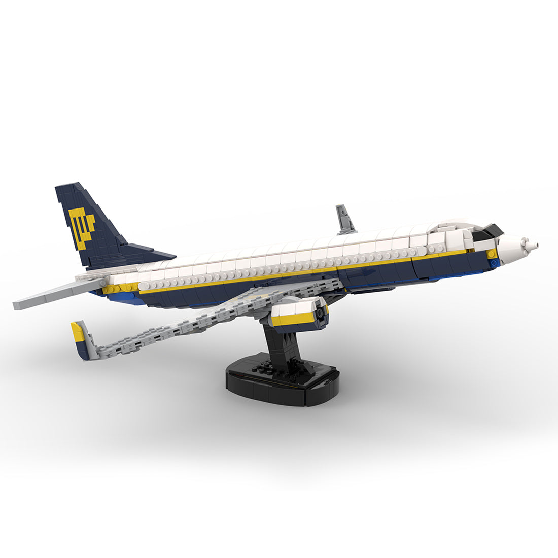 MOC-127217 1/80 Scale 737 Large Jetliner Model Building Blocks Toys Set (1118PCS) - cubertime