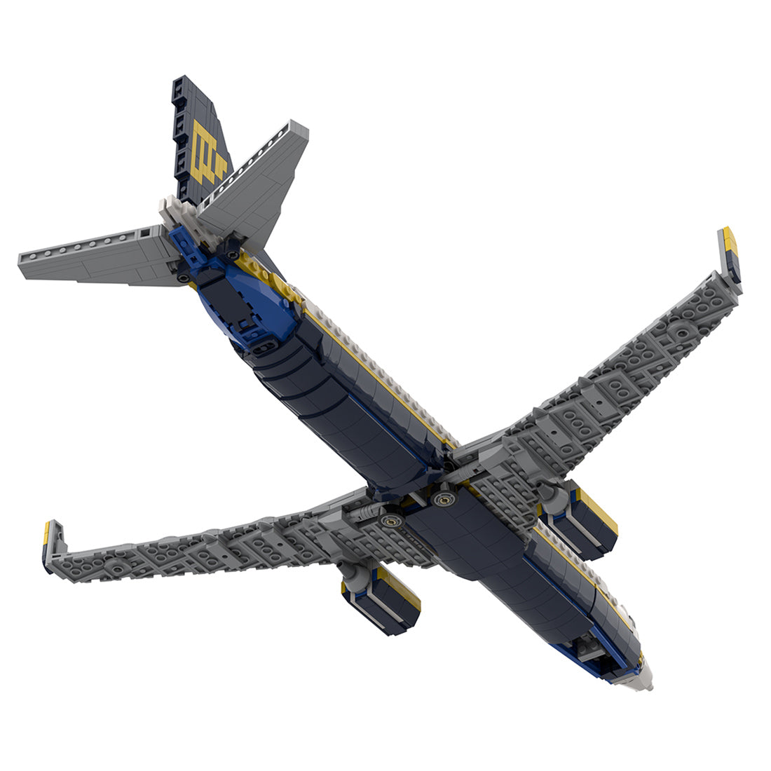 MOC-127217 1/80 Scale 737 Large Jetliner Model Building Blocks Toys Set (1118PCS) - cubertime