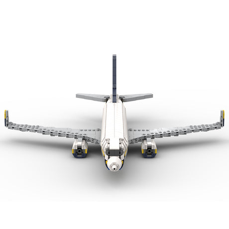 MOC-127217 1/80 Scale 737 Large Jetliner Model Building Blocks Toys Set (1118PCS) - cubertime