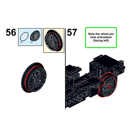 MOC-130550 Rail Transit Trains Model Building Blocks Assembly Toy Set (Dynamic Version/952PCS) - cubertime
