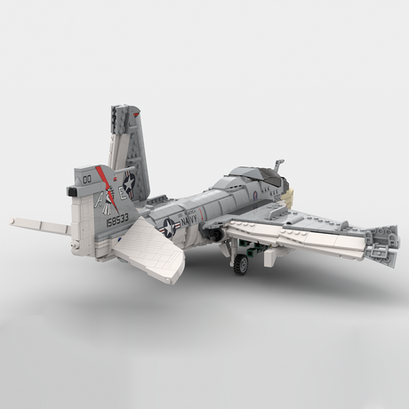 MOC-130722 1/35 Scale A-6E Intruder Building Blocks Set（1570pcs）- cubertime