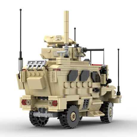 MOC-148302 MaxxPro Armored Vehicle Model Building Blocks Set (814PCS) - cubertime