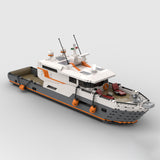 MOC-155372 Ferry Yacht Assembly Toy Building Blocks Set (1674PCS) - cubertime