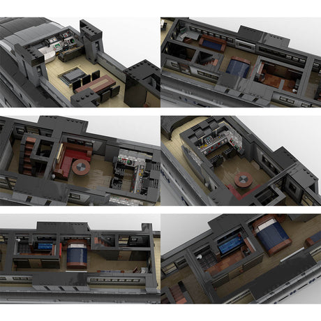 MOC-157340 Large Luxury Yachts Model Assembly Building Blocks Set (16185PCS) - cubertime