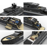 MOC-157340 Large Luxury Yachts Model Assembly Building Blocks Set (16185PCS) - cubertime