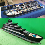 MOC-157340 Large Luxury Yachts Model Assembly Building Blocks Set (16185PCS) - cubertime