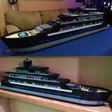 MOC-157340 Large Luxury Yachts Model Assembly Building Blocks Set (16185PCS) - cubertime