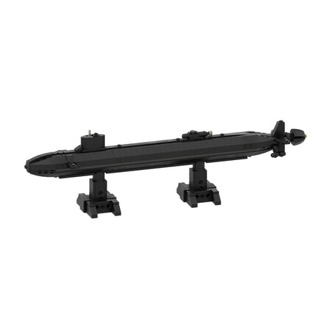 MOC-157724 1/300 Scale VIRGINIA CLASS Submarine Modern Military Model Building Blocks Set (465PCS) - cubertime