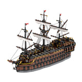 MOC-160411 Pirate Ship Small Particles Building Blocks Set (5956PCS) - cubertime