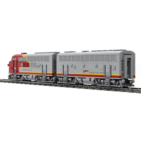 MOC-160782 Diesel Locomotive Model Assembly Toy Building Blocks Set - cubertime