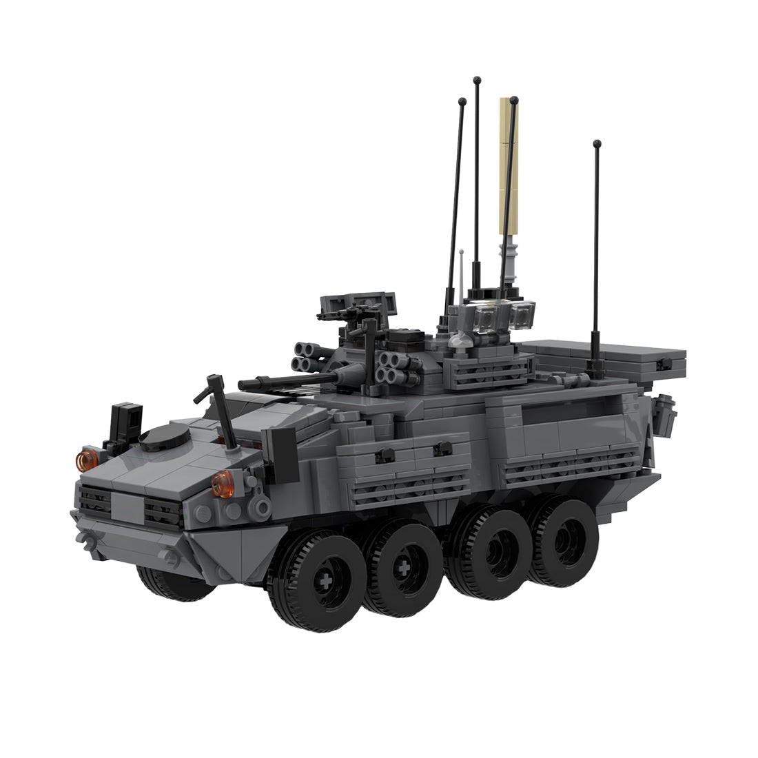 MOC-162457 Infantry Fighting Vehicle Assembly Model Small Particles Building Blocks Set (697PCS) - cubertime