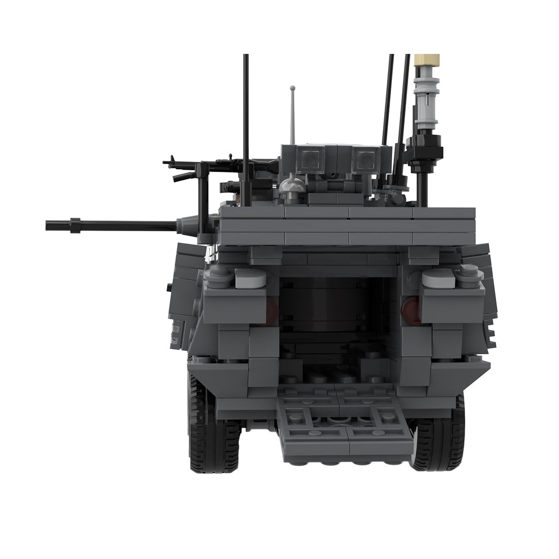 MOC-162457 Infantry Fighting Vehicle Assembly Model Small Particles Building Blocks Set (697PCS) - cubertime