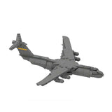 MOC-163191 C-5 GALAXY | Cargo - 1/300 Scale Active US Military Transport Aircraft Model Building Blocks Set (367PCS) - cubertime
