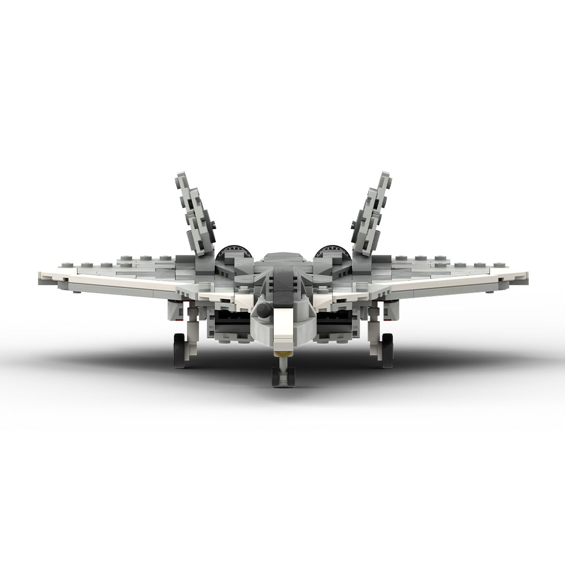 MOC-167015 1/70 Scale Active Russian Army SU-57 Stealth Fighter Model DIY Assembly Building Blocks Set (405PCS) - cubertime