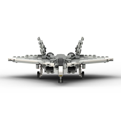 MOC-167015 1/70 Scale Active Russian Army SU-57 Stealth Fighter Model DIY Assembly Building Blocks Set (405PCS) - cubertime