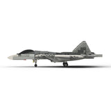 MOC-167015 1/70 Scale Active Russian Army SU-57 Stealth Fighter Model DIY Assembly Building Blocks Set (405PCS) - cubertime