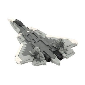 MOC-167015 1/70 Scale Active Russian Army SU-57 Stealth Fighter Model DIY Assembly Building Blocks Set (405PCS) - cubertime