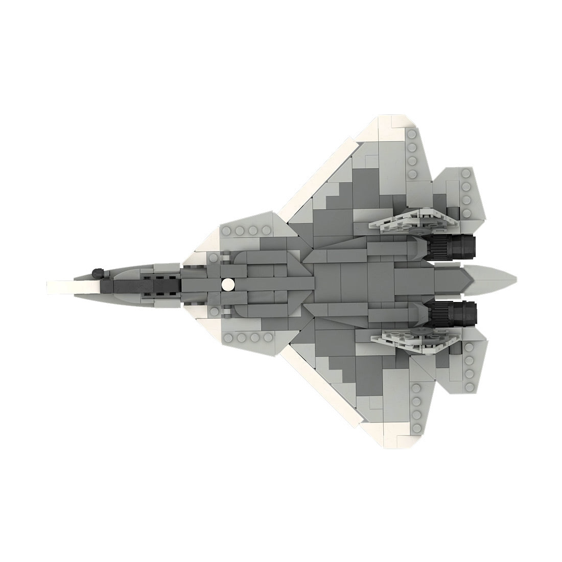MOC-167015 1/70 Scale Active Russian Army SU-57 Stealth Fighter Model DIY Assembly Building Blocks Set (405PCS) - cubertime