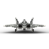 MOC-167015 1/70 Scale Active Russian Army SU-57 Stealth Fighter Model DIY Assembly Building Blocks Set (405PCS) - cubertime