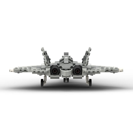 MOC-167015 1/70 Scale Active Russian Army SU-57 Stealth Fighter Model DIY Assembly Building Blocks Set (405PCS) - cubertime