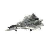 MOC-167015 1/70 Scale Active Russian Army SU-57 Stealth Fighter Model DIY Assembly Building Blocks Set (405PCS) - cubertime