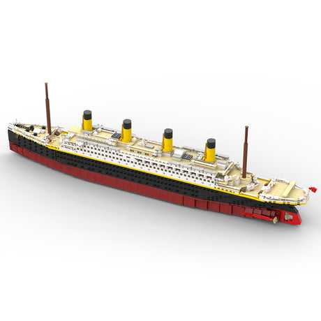 MOC-175743 1/400 Scale RMS Titanic Modern Cruise Ship Model Assembly Toy Small Particles Building Blocks Set (2439PCS) - cubertime