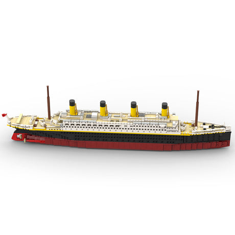 MOC-175743 1/400 Scale RMS Titanic Modern Cruise Ship Model Assembly Toy Small Particles Building Blocks Set (2439PCS) - cubertime