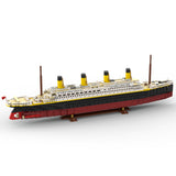 MOC-175743 1/400 Scale RMS Titanic Modern Cruise Ship Model Assembly Toy Small Particles Building Blocks Set (2439PCS) - cubertime
