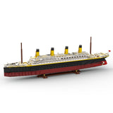 MOC-175743 1/400 Scale RMS Titanic Modern Cruise Ship Model Assembly Toy Small Particles Building Blocks Set (2439PCS) - cubertime
