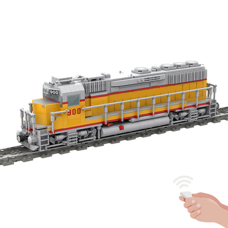 MOC-180032 GP40 4-axle Diesel Electric Locomotive Train DIY Assembly Toy Building Blocks Set - cubertime