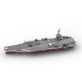 MOC-192566 1/300 Scale Gerald R-FOD | Nuclear-Powered U.S. Aircraft Carrier Building Blocks Set (6354PCS) - cubertime