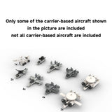 MOC-192566 1/300 Scale Gerald R-FOD | Nuclear-Powered U.S. Aircraft Carrier Building Blocks Set (6354PCS) - cubertime