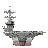 MOC-192566 1/300 Scale Gerald R-FOD | Nuclear-Powered U.S. Aircraft Carrier Building Blocks Set (6354PCS) - cubertime