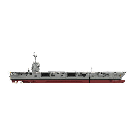 MOC-192566 1/300 Scale Gerald R-FOD | Nuclear-Powered U.S. Aircraft Carrier Building Blocks Set (6354PCS) - cubertime