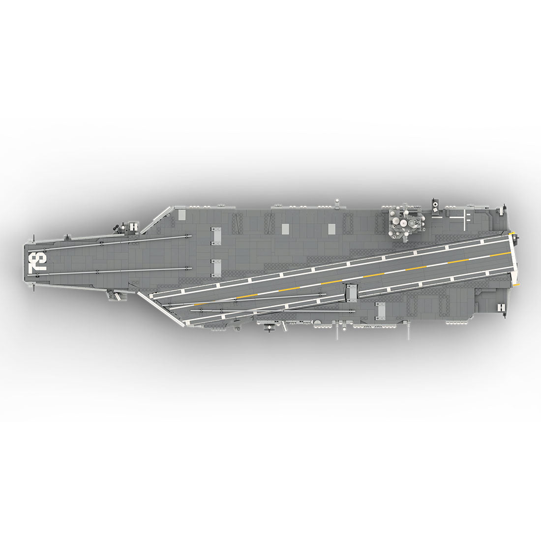 MOC-192566 1/300 Scale Gerald R-FOD | Nuclear-Powered U.S. Aircraft Carrier Building Blocks Set (6354PCS) - cubertime