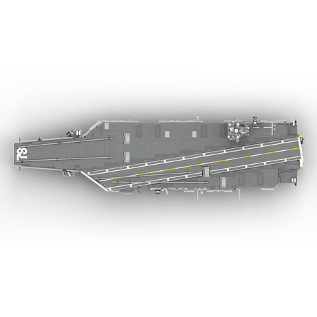 MOC-192566 1/300 Scale Gerald R-FOD | Nuclear-Powered U.S. Aircraft Carrier Building Blocks Set (6354PCS) - cubertime