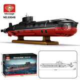 MOC-193085 1/250 Scale Typhoon Class 941 Nuclear Submarine Building Block Set (2895PCS) - cubertime