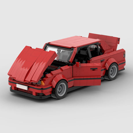 MOC-196721 Classic German Vintage Sports Sedan Building Block Model, Detailed Interior with Opening Doors and Hood, Collectible Display Construction Set (1525PCS) - cubertime