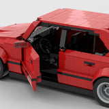 MOC-196721 Classic German Vintage Sports Sedan Building Block Model, Detailed Interior with Opening Doors and Hood, Collectible Display Construction Set (1525PCS) - cubertime
