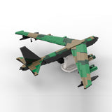 MOC-198083 B-52D Strategic Bomber Building Block Model, Opening Cockpit and Bomb Bay(788PCS) - cubertime