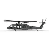 MOC-198409 1/35 Scale UH-60 American Military Helicopter Building Blocks Set - cubertime