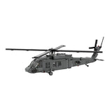 MOC-198409 1/35 Scale UH-60 American Military Helicopter Building Blocks Set - cubertime