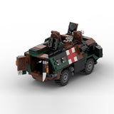 MOC-199407 1/35 Scale Armored Ambulance Vehicle Building Blocks Set(456PCS) - cubertime