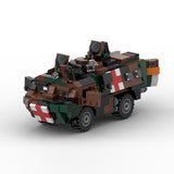 MOC-199407 1/35 Scale Armored Ambulance Vehicle Building Blocks Set(456PCS) - cubertime