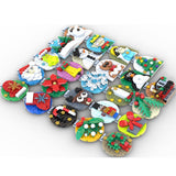 MOC-202061 Advent Calendar of Christmas Ornaments Building Blocks Set (688PCS) - cubertime