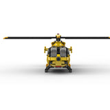 MOC-203640 1/40 Scale H145 HAWK Civil Helicopter Building Blocks Set (611PCS) - cubertime
