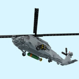 MOC-204867 MH-60R Navy Helicopter Building Blocks Set(846PCS) - cubertime