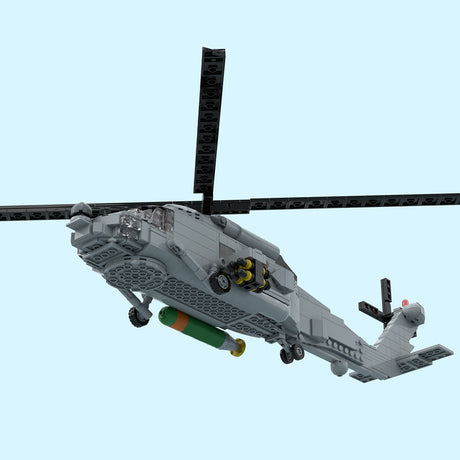 MOC-204867 MH-60R Navy Helicopter Building Blocks Set(846PCS) - cubertime