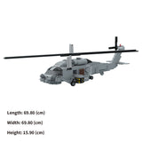 MOC-204867 MH-60R Navy Helicopter Building Blocks Set(846PCS) - cubertime